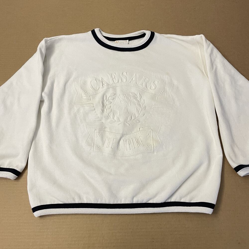 VINTAGE Caesars Palace Sweatshirt Adult Medium Las Vegas Casino 90s USA Mens